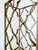 Metal Vintage Hollywood Regency Gold Metal Quatrefoil Wine Rack For Sale - Image 7 of 11