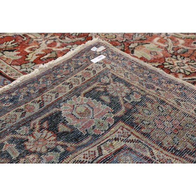 Early 20th Century Vintage Persian Mahal Rug, 10'08 X 14'01 For Sale - Image 5 of 9