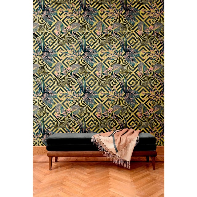 This decorative fabric comes in the form of boiserie over a wooden honeycomb panel measuring 135 cm by 200 cm tall. The...