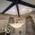1960s 1960s Large Art Deco Alabaster Dome Pendant Chandelier Glass Figures For Sale - Image 5 of 11