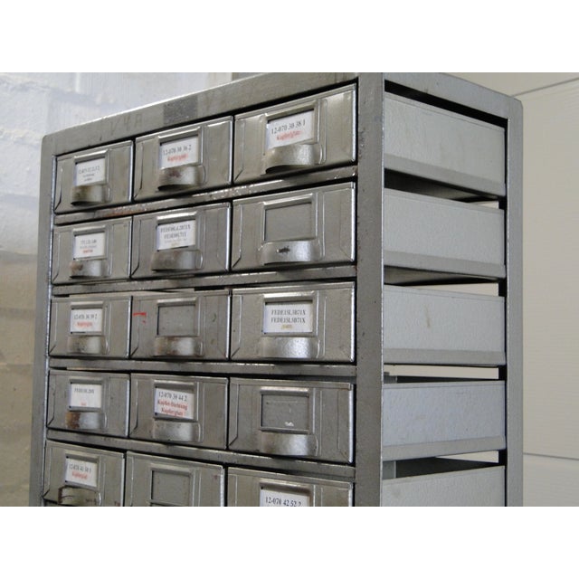 Industrial Metal Workshop Drawer Cabinet by Bito, 1960s For Sale - Image 9 of 17
