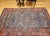 Antique Caucasian Karabagh Area Rug, Hand-Knotted Wool, Geometric Design, Ivory & Blue, 5x8 For Sale In Chicago - Image 6 of 17
