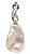 Diamond Large Fresh Water Pearl Earrings Baroque 14k Gold Certified For Sale - Image 4 of 8