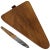Triangular Walnut Cutting Board with Amboss Knife from Werkstätte Carl Auböck, 1950s, Set of 2 For Sale - Image 11 of 11