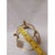 Vintage Brass Plant Stand Ball Holder 3 Leg 5" Tall Palm Leaves Sea Shell Decor For Sale - Image 10 of 10