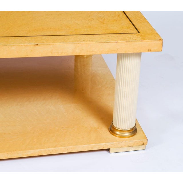 20th Century Birdseye Maple Coffee Table from Harrods For Sale - Image 9 of 13