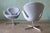 1971 Pair of Swan Chairs Arne Jacobsen for Fritz Hansen Danish Modern Swivel and Rock For Sale - Image 10 of 10