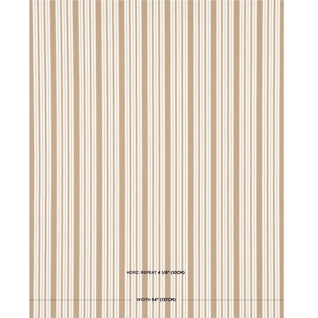 A fresh take on a traditional awning stripe, this versatile pattern by Mark D. Sikes has perfect proportions and classic...