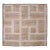 Rug & Kilim Jute Beige and White Squares Rug, 9' x 9' For Sale