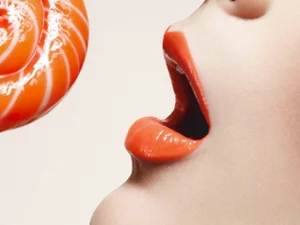 'Candy Crush - My Candy Cane' Contemporary Fine Art Photography Print by Nathalie Gordon