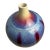 Large 13.5" Vintage Chinese Flambé Studio Pottery Vase - Xuantong Mark For Sale