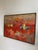 Red Abstract Mixed Media Framed Red Painting by Charles F Hofman For Sale - Image 8 of 9