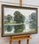 Peaceful Misty Riverside in the English Countryside with Cows & Tree Reflections Circa 1990 For Sale - Image 10 of 17