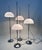 Silver Height-Adjustable Mushroom Floor Lights with Chromed Tulip Bases by Frank Bentler for Wila Leuchten, West Germany, 1960s, Set of 4 For Sale - Image 8 of 18