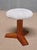 Danish Modern Three Legged Stool in Teak and Lelièvre Bouclé, 1950s For Sale - Image 10 of 10