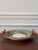 1990s Fitz and Floyd Round Christmas Platter With Bow Detail For Sale - Image 12 of 12