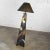 Awesome postmodern Artmaster Studios geometric triangular hand painted plaster floor lamp. Beautiful condition, keeping in...