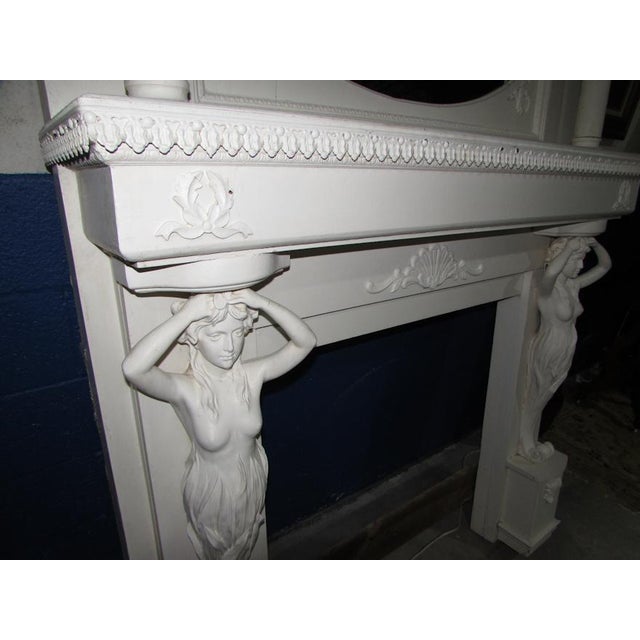 Antique European Hand Carved Fireplace Mantel Circa 1920s | Chairish