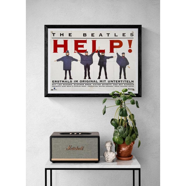 Paper The Beatles Help! Original Music Poster, 1965 For Sale - Image 7 of 9