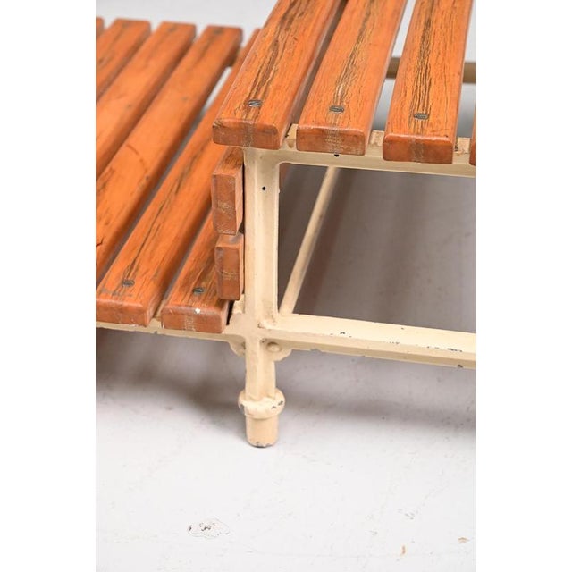 Industrial Plant Table in Wood For Sale - Image 8 of 10