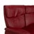 Trapezoidal 3-Seater Sofa in Red Leather with Storage Shelf in Oak from Himolla For Sale - Image 9 of 18