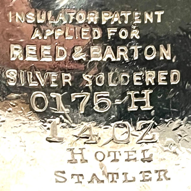 Early 20th Century Hotel Silver Individual Teapot - Hotel Stadler For Sale - Image 13 of 13