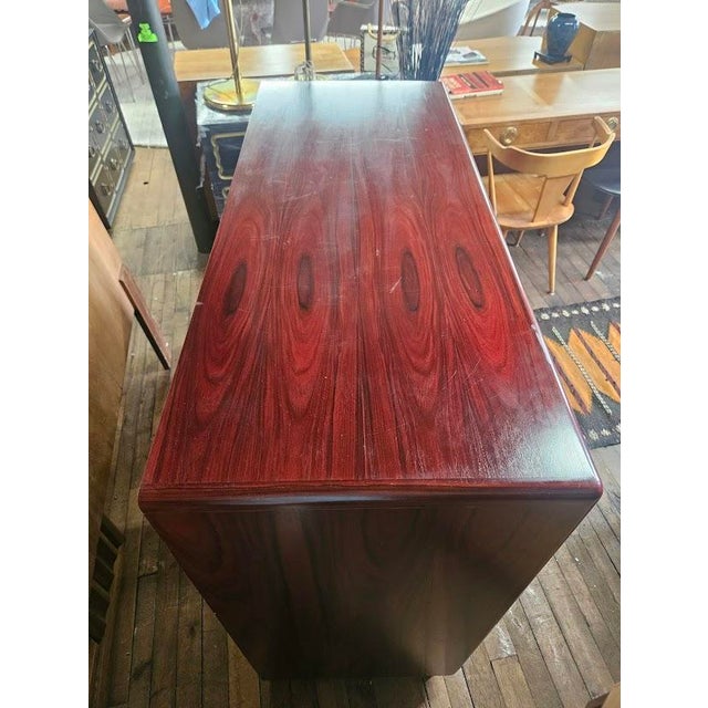 Mid-Century Modern Vintage Mobican Danish Modern Style Rosewood Gentleman's Chest For Sale - Image 3 of 10