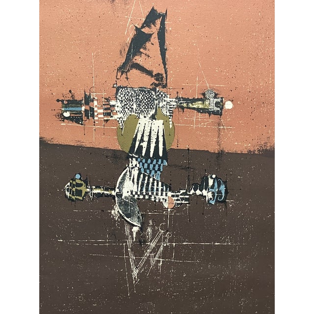 Johnny Friedlaender, Original Aquatint Etching, Mid 20th Century - Signed, Numbered 162/350 - Unframed For Sale In Miami - Image 6 of 9