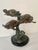 Brown Vintage Sea Turtle Trio Swimming Around Reef, Bronze Sculpture For Sale - Image 8 of 8