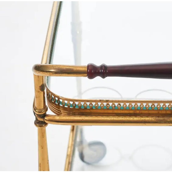 1920s French Art Deco Bar Cart For Sale In Boston - Image 6 of 6