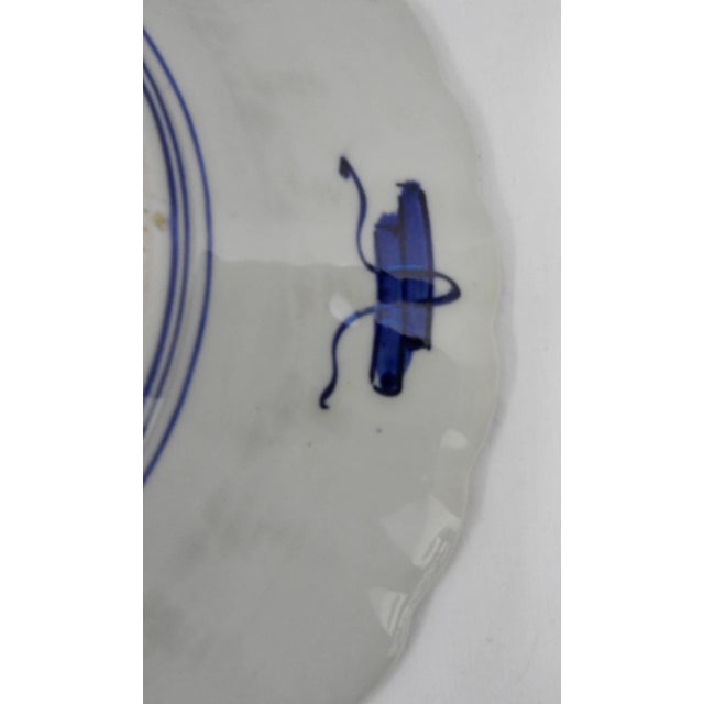 Ceramic Early 20th Century Hand-Painted Chinese Imari Charger Plate For Sale - Image 7 of 10