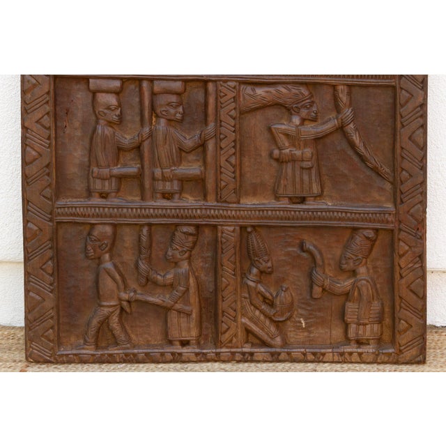 Early 20th Century Carved Yoruba Palace Door For Sale - Image 4 of 8