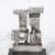 The "Duet" Modernist Geometric Sculpture by Paul Mount (1922-2009) is made in Polished and textured stainless steel....