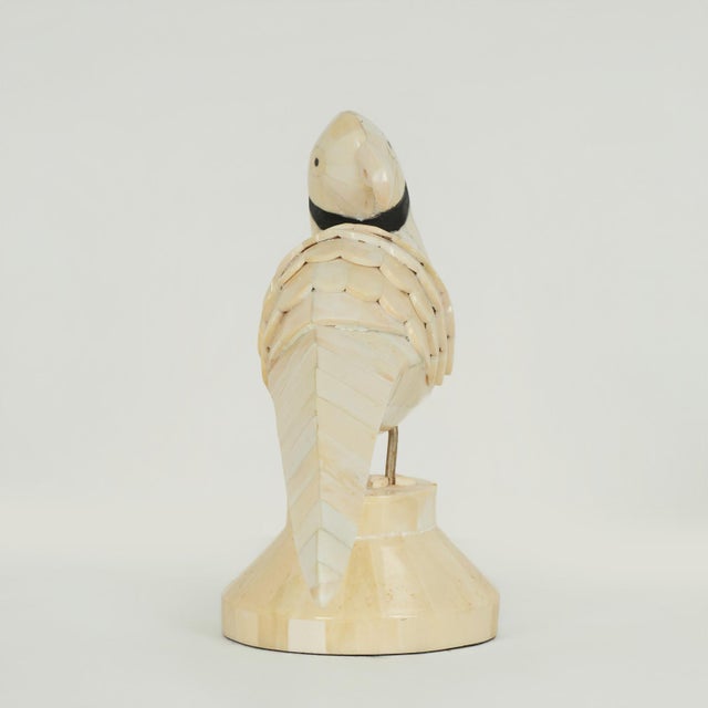 Vintage Pair of Anglo Indian Bone Birds For Sale In West Palm - Image 6 of 13