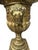 Gold Leaf Antique Urn Vase From Italy Planter Stucco Vase 1960's For Sale - Image 4 of 7