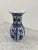 Mid 20th Century Ardalt Blue Delfia Blue & White Porcelain Vase For Sale - Image 5 of 9