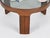 Italian Round Coffee Table in Walnut with Smoked Glass Top from Molteni, 1960s For Sale - Image 13 of 14