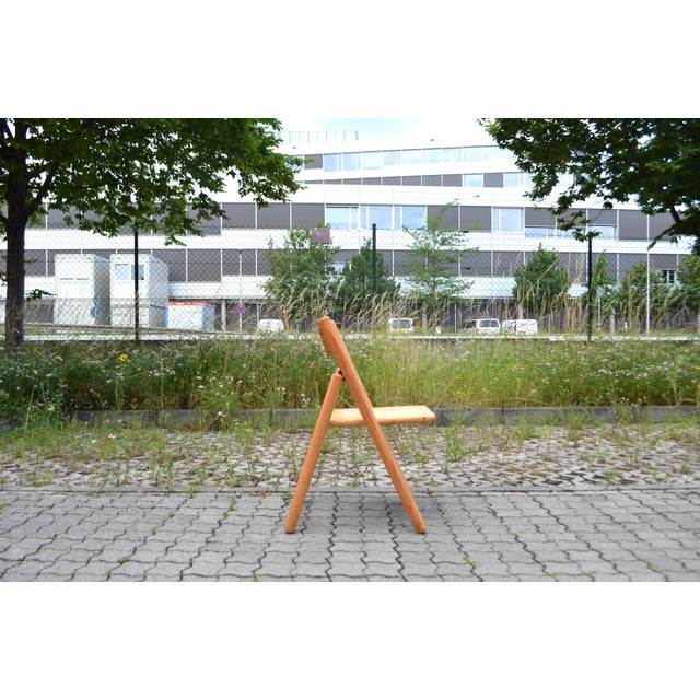 Vintage Danish Pine Folding Chair in the style of Rainer Daumiller, 1970s For Sale - Image 11 of 18