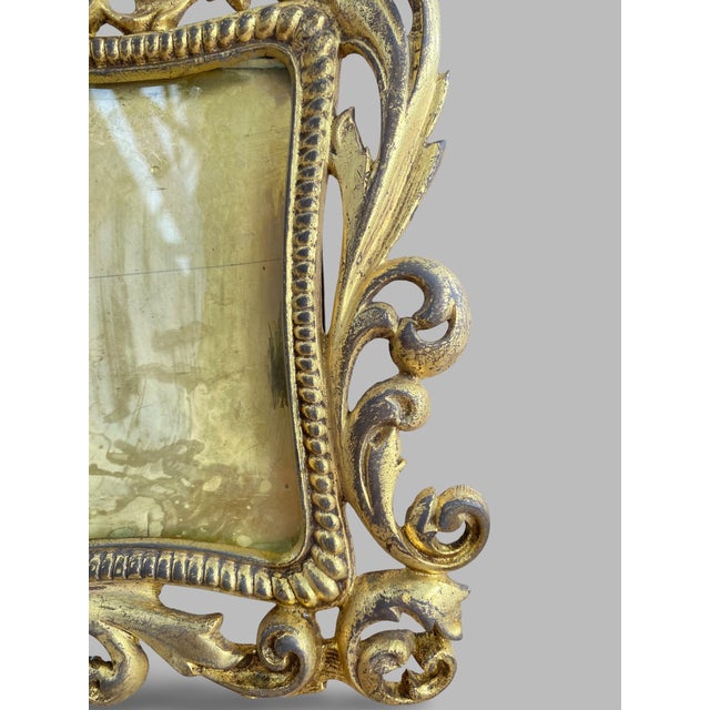 Gilt Bronze Photo Frame, 1800s For Sale - Image 10 of 12