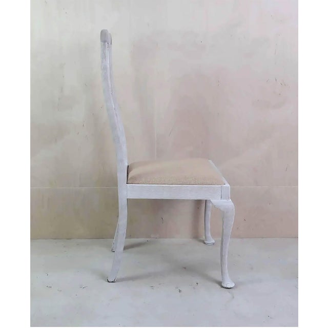 Wood Antique English Chippendale Style Dining Chairs in Limed Oak, 1880, Set of 4 For Sale - Image 7 of 12