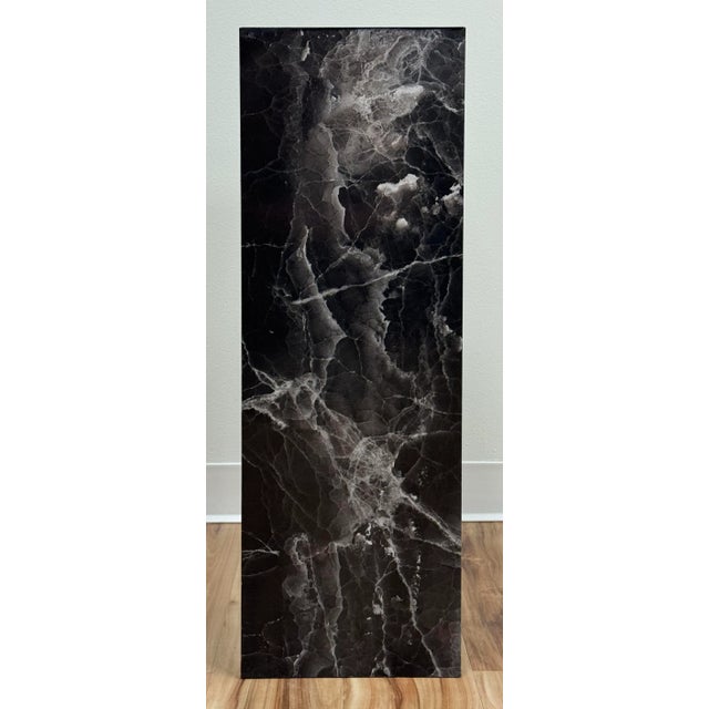 Vintage Faux Marble Pedestal Pinth Column For Sale In Kansas City - Image 6 of 8