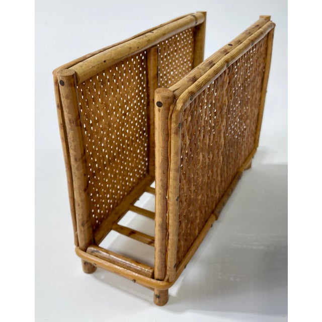 Rattan and Cane Napkin Holder or Letter Holder Chairish