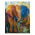 Tetyana Andriyovych Elephant Original Oil Painting Art - Animal Decor Decorative Motifs For Sale
