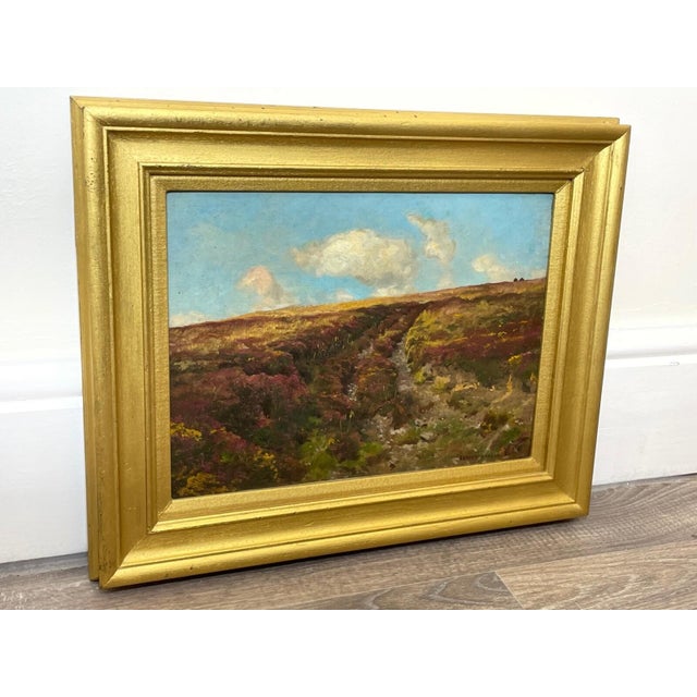 Arthur Wardle Signed Exmoor British Moorland Landscape Oil Painting For Sale - Image 4 of 18