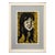 Vintage Original Numbered Woodprint Portrait of Girl With Long Hair on Japanese Rice Paper #3 of 10 For Sale