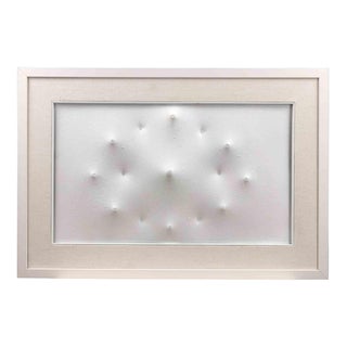 Giorgio Lo Fermo, Estroflessione su Bianco, Enamel on Canvas, 2016 For Sale