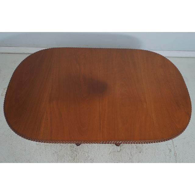 Chippendale Feldenkreis Chippendale Mahogany Dining Room Table For Sale - Image 3 of 18