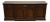 Late 20th Century Henredon Furniture Solid Walnut Traditional Style 70" Breakfront Buffet Credenza 7320-21 - Bordeaux Finish For Sale