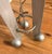 Memphis Style Robert Sonneman Brushed Aluminum Floor Lamp for George Kovacs, Usa 1988 For Sale In Greenville, SC - Image 6 of 12
