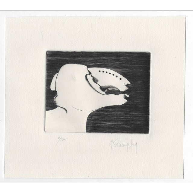 Modern George Stuempfig Claw Man Etching For Sale - Image 3 of 3